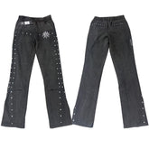 HUDSON- SOLD OUT STAR STONE FLEECE FLARE JOGGER BLACK